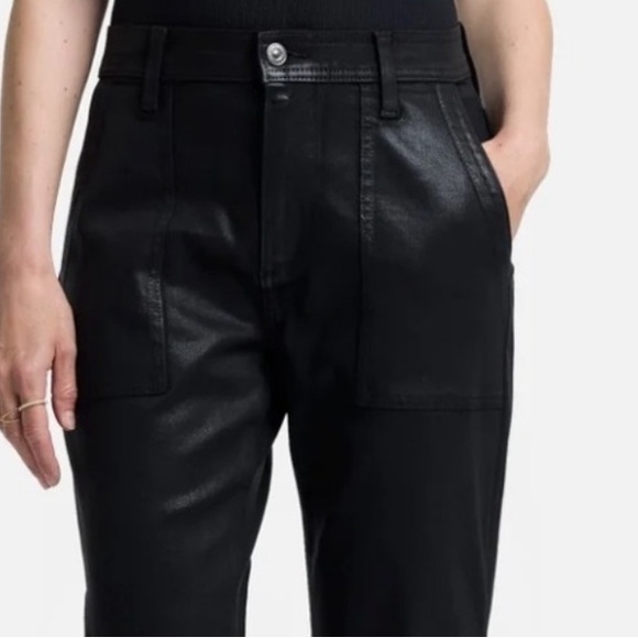 7 For All Mankind Black Jogger Pants